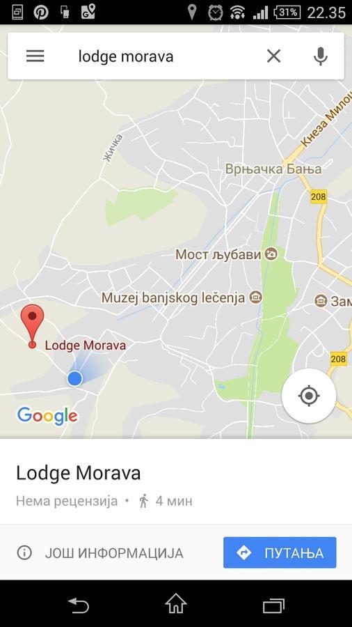 Lodge Morava Vrnjačka Banja Zewnętrze zdjęcie